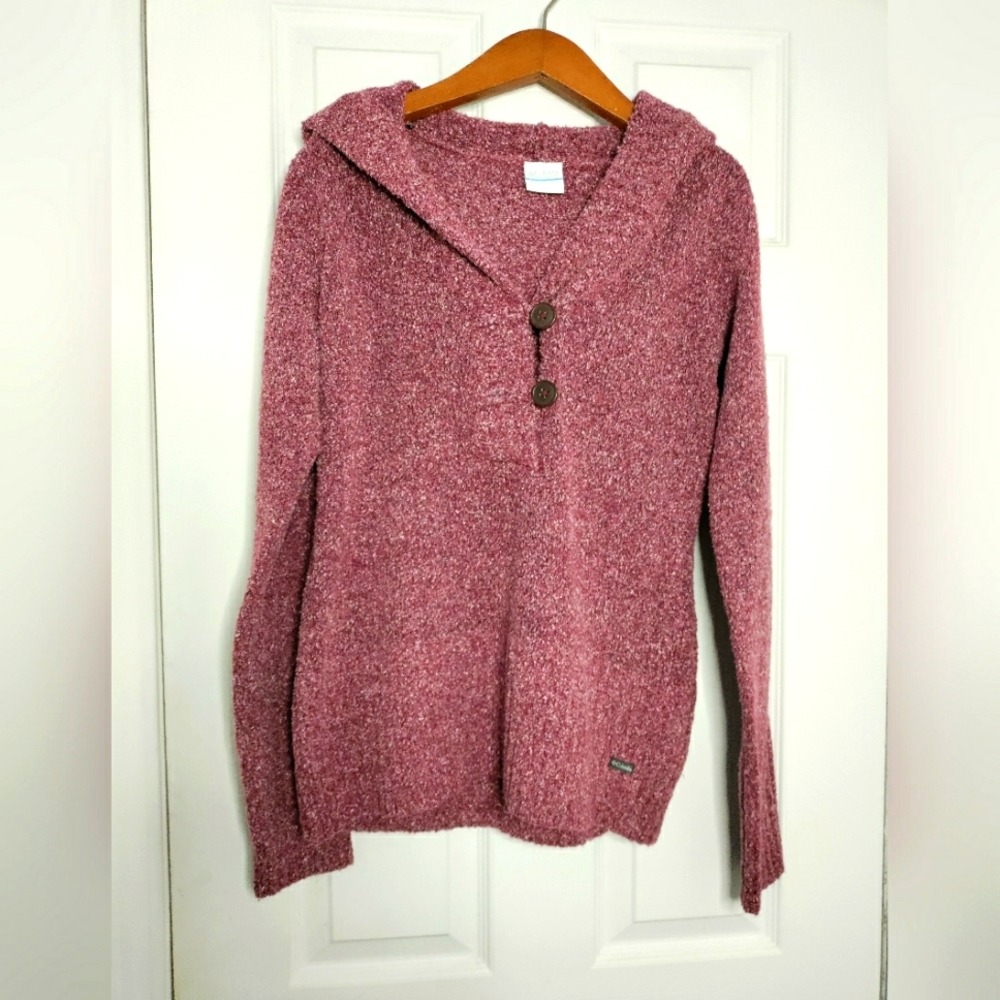 Women's purple Columbia sweater - Picture 1 of 3